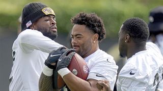 Steelers RBs Jaylen Warren And Najee Harris Thrilled About Offensive Growth Coming Under Arthur Smith (Steelers News). Photo by Matt Freed / Post-Gazette